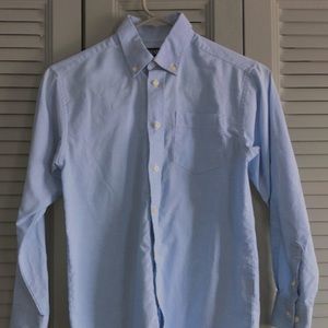 Light Blue fitted button down shirt